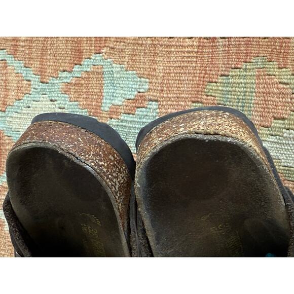 Birkenstock Boston Clogs 38 EU | 7-7.5 US Brown Suede Leather - Picture 10 of 10